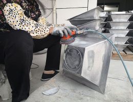 vỏ đèn pha nhôm